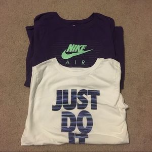 FINAL PRICE 3/$15 Lot of 2 Nike Tee Shirts!